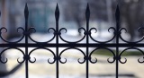 forged lattice fence gate